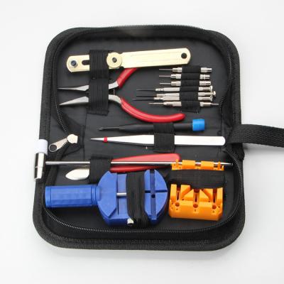 China Professional Plastic+metal Watch Repair Screwdriver Kit 16pcs Clock Watch Repair Tool Kit for sale