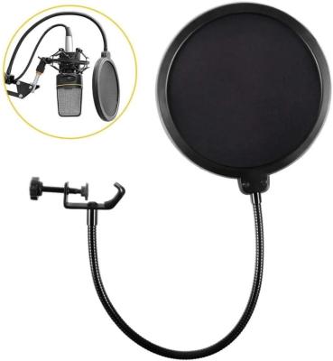 China Blowout Cover Microphone Filter Condenser Studio Double-Layer Blowout Screen Noise-Proof Screen for sale