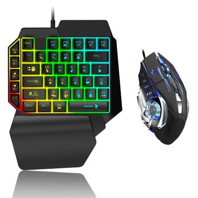 China Mechanical Mouse Combos, One Hand Keyboard, Multimedia Keys Cheap Price Keyboard Mini Gaming Keyboard for sale