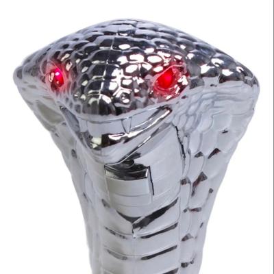 China Auto Shift Red LED Button Eyes Snake Head Car Gear Shift Knob Stick Clutch Lever Knob for sale