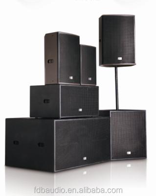 China Plywood Professional DJ Live Speaker System for sale