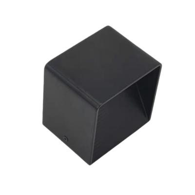 China Square Chinese Black 3W 150 Lumens Led Wall Aluminum Corner Outdoor Lights LCW1220-3 for sale