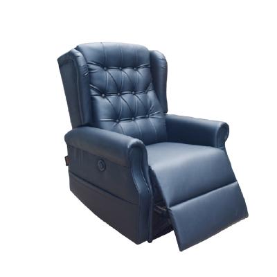 China JKY Furniture Leather Swivel Chair Extendable Recliner With Outdoor Massage Function For Living Room Furniture for sale