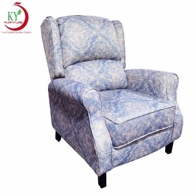 China Wholesale (Size) JKY Adjustable Furniture Home Push Back Recliner Living Room Vintage Reading Reclining Armchair for sale