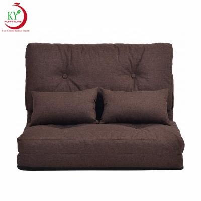 China (Size) JKY Furniture Living Room 5-Position Adjustable Lazy Folding Lounge Sofa Bed Comfortable Couch for sale