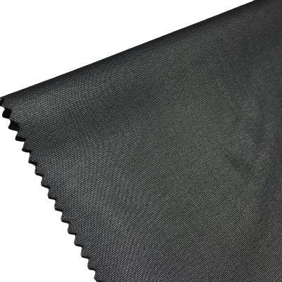 China China Factory Double Faced Elastic Polyamide 30D Lycra Fabric Black Color Good Bonded With Knit Waterproof Jersey Bond Finish Soft Touch for sale