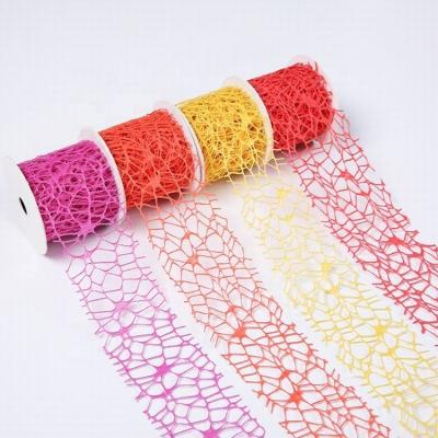 China High Tenacity Gift Wrapping Net Random Ribbon Gift Box Outer Packaging Decorative Trimming Ribbon for sale