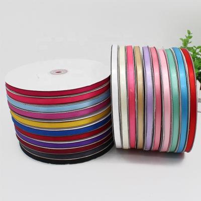 China High Tenacity High Density Polyester Narrow High Weave 6mm Ribbon Multi Size Customized For Gift Wrap Bouquet Decoration for sale