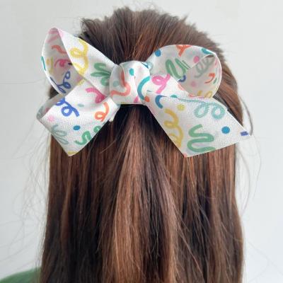 China Wholesale Bow Hair Accessories Graffiti Bow Hairpin Butterfly Three Styles Set Hairpin Combination for sale