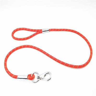 China Large Color Alloy Plain Color Pull Viable Reflective Clasp Leash Medium And Small Dog Pet Leash for sale