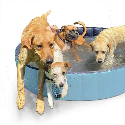 China High Quality And Durable Pet Swimming Pool Viable Outdoor Portable Collapsible Pet Bath Pool for sale