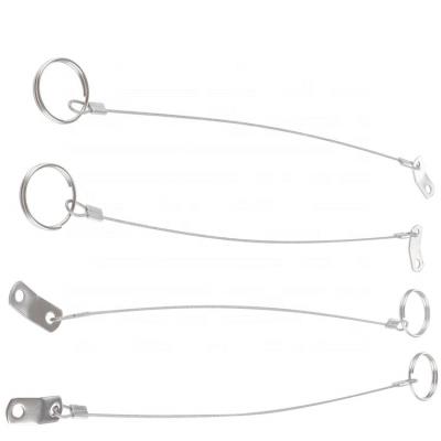 China Construction Galvanized Iron Wire Rope Steel Wire Rope Key Holder With Terminal Or Loop for sale