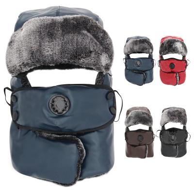 China Hot Selling COMMON Man Aviator Russian Hat High Quality Outdoor Ear Flap Bomber Winter Proof Trapper Hat Hot Selling Sport for sale