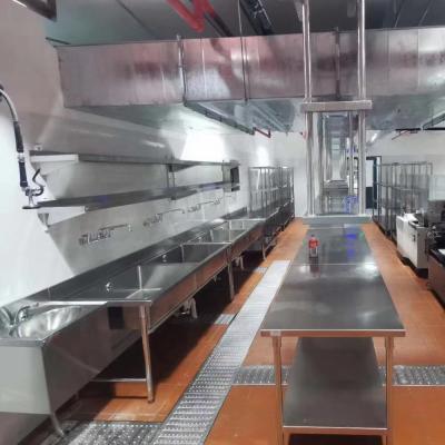 China One Stop Purchasing Solution Full Set Industrial Commercial Kitchen Stainless Steel Equipment for sale