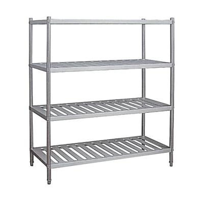 China Corrosion Protection Warehouse Stainless Steel Shelves Four Layer Shelves for sale