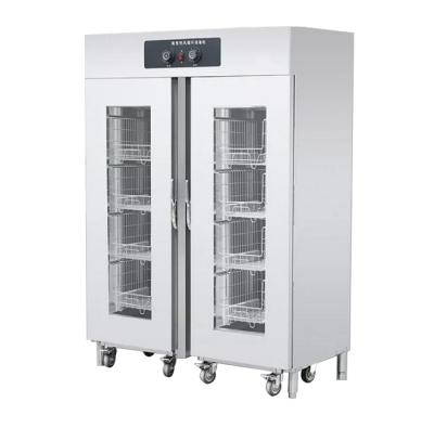 China Hotel Restaurant Sterilizer Kitchen High Temperature Disinfection Cabinet With Wheels for sale