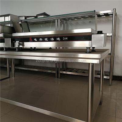 China With Stainless Steel Electric Glass Food Warmer Counter for sale