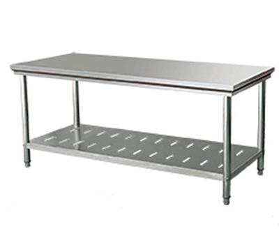 China Easily Cleaned Industrial Worktable SS Stainless Steel Worktable Commercial Worktable for sale