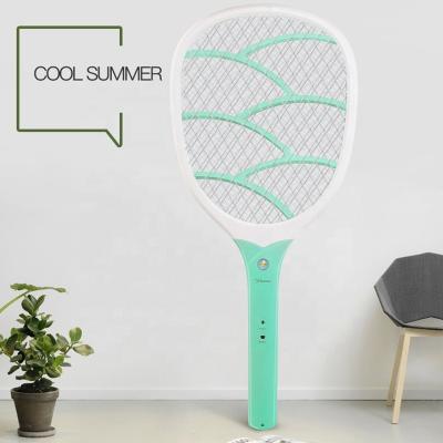 China Amazon Best Sustainable Battery Opperted Led Electric Insect Mosquito Killer Racket Swatter for sale