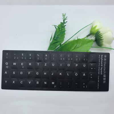 China German Decorative Sticker Keyboard Stickers for Hp Laptops FRTS Printable Keyboard Stickers for sale