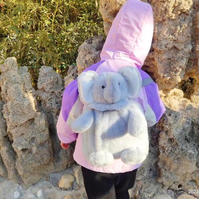 China 3D Style Girls Boys Animal Backpack Cute Bunny Cartoon Plush Kindergarten Schoolbag Kids Plush Animal Backpack For Kids for sale