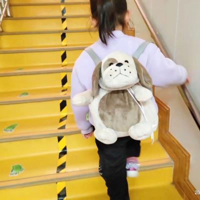 China High Quality Custom Plush Stuffed Soft Cuddly Animal Teenager Bear Animal Style Bookbag Wild Animal Backpack for sale