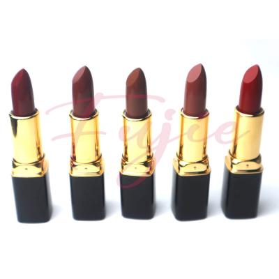 China LOGO Long Lasting Matte Lipgloss Custom Liquid Makeup Small Size Waterproof Lipstick Good Color Waterproof Matte Liquid Lip Gloss Time Shape for sale