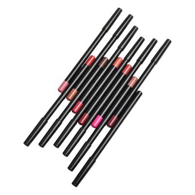 China Moq waterproof matte vegan stocking liner lip lipliner pencil dark brown private label for sale