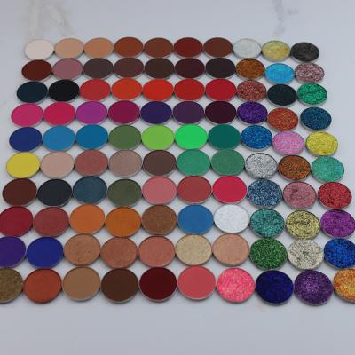 China High Makeup Private Label 26mm Glitter Waterproof Single Pigmented Pressed Eyeshadow for sale