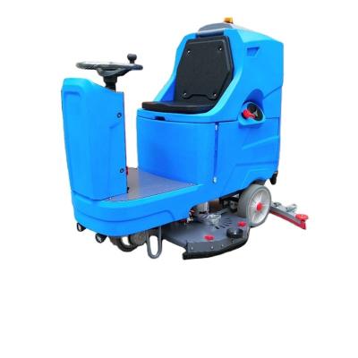 China Hotels Ride on double brush floor scrubber Tile  Marble Floor Washing Machine Cleaning Equipment for sale