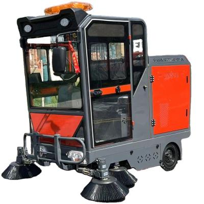 China Electric pollution-free ride on street road floor sweeper electric industrial  outdoor cleaning machine sweeper trucks for sale