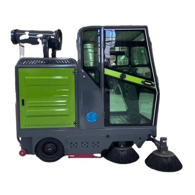 China Electric pollution-free LJL-2000B  Driving Floor Sweeper Car Industrial Street Cleaning Machine Ride On Road Sweeper for sale