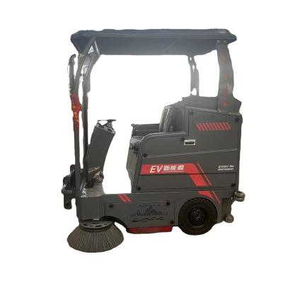 China Electric pollution-free LJL-1600A semi-closed  Battery Powered Driving Intelligent Floor Sweeper Outdoor Street Road Sweeper for wholesale for sale