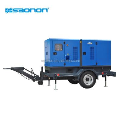 China Hot Selling India 3.5T Electric Trailer 200kva Soundproof Generator Price for sale