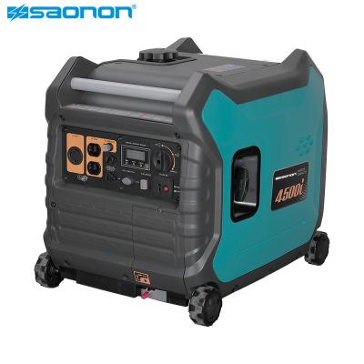 China Home Use 4.4KW Gasoline Small Size Portable Generator Low Noise Hot Selling 10L for sale