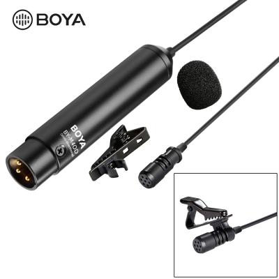 China Omnidirectional Lavalier Microphone BOYA BY-M4OD BY-M4C Lavalier Microphone For Sony Panasonic Camcorder ZOOM H4n H5 H6 Camera Camcorder for sale