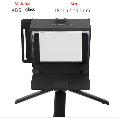 China QIYE Mini Teleprompter Portable Mobile Teleprompter Artifact Video for Samsung iPhone DSLR Camera Recording VS bestview T1 mini for sale