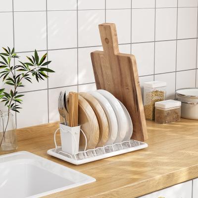 China Sustainable Universal Kitchen Storage Rack Dish Drain Dish Rack Standing Dishes for sale