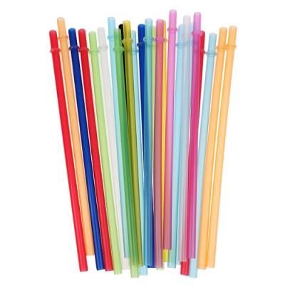 China BPA Stocked Hard Plastic Acrylic Free Colorful Acrylic Reusable Straws For Kids Party Supplies for sale