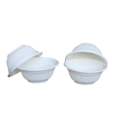 China Disposable Biodegradable Plastic Cornstarch Salad Bowl for sale