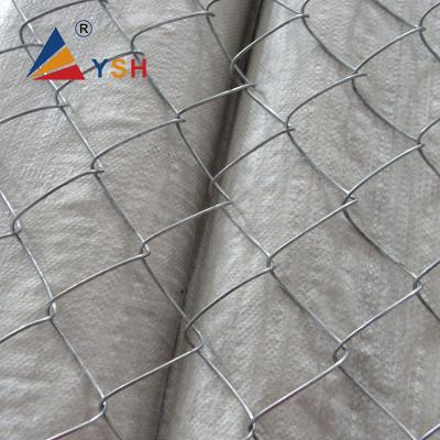 China Easily Assembled Hot Dipped Galvanized Farm Fencing Ground Chain Link Fence Sports Chain Link Fence for sale