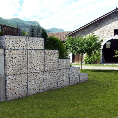 China Hot Sale Factory Supply Welded Gabion Box Wall Stone Cage Gabion Basket Easily Assembled For Sale for sale