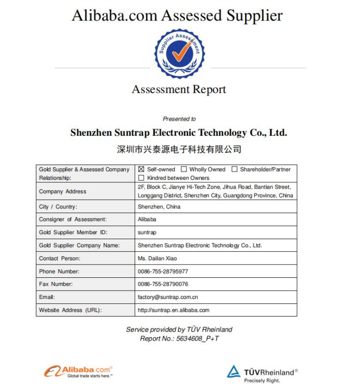 Intertek - Shenzhen Suntrap Electronic Technology Co., Ltd.