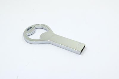 China Bottle Opener Shape Metal USB Stick 64GB 128GB UDP 2.0 15MB/S for sale