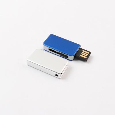 China 64GB 128GB Slide Metal USB Drive UDP 2.0 15MB/S Conform EU Standards for sale