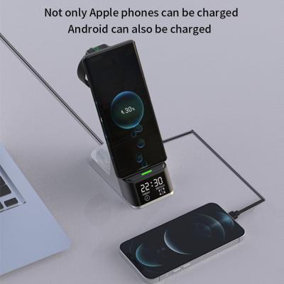 중국 Multifunction Wireless Charger with 5V/2A Input 3 In 1 Wireless Charger Station 판매용