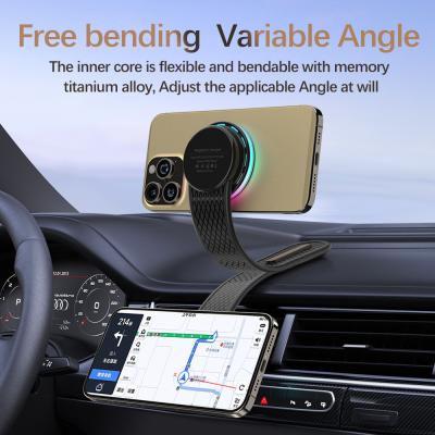 China Magnetic Suction Type Vehicle-Mounted Wireless Charger for Stable Charging on the Go zu verkaufen