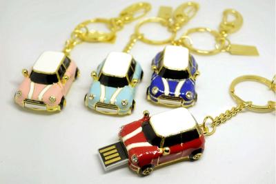 China Car Key Shapes Custom Printed Usb Memory Stick 15MB/S personalised usb drives for sale