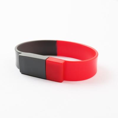 China ODM OEM Silicone Wristband USB Memory Bracelet 2.0 3.0 1GB 256GB Full Memory for sale