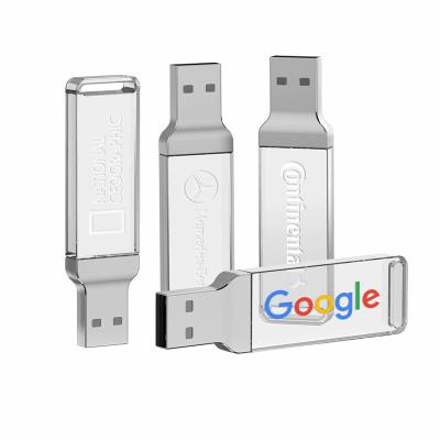 China 8GB 128GB UDP Flash Crystal USB Stick 2.0 Transparent Acrylic for sale